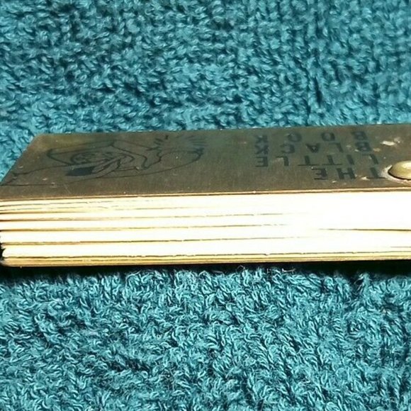Vintage Miniature brass address book - Picture 4 of 5